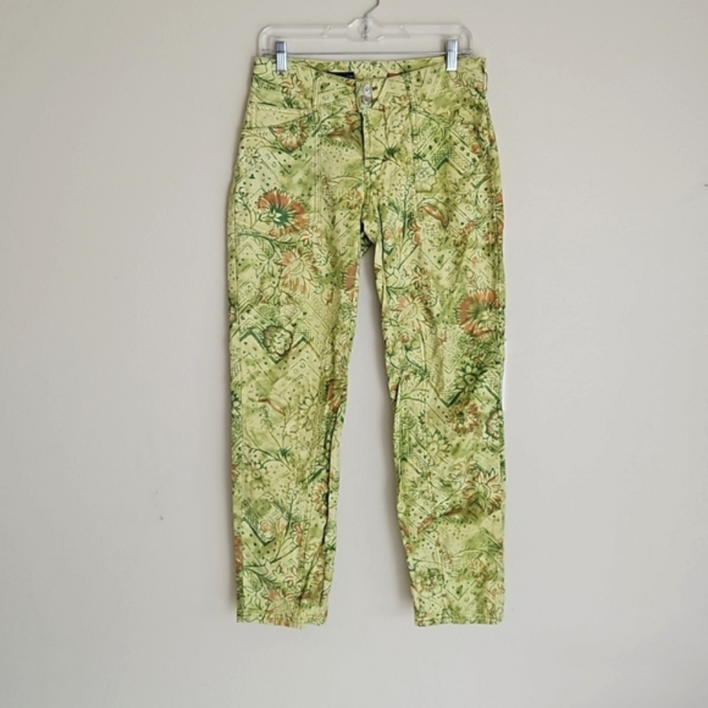 Anthropologie Pilcro The Wander low rise patchwork floral pants  women's… - Picture 2 of 12